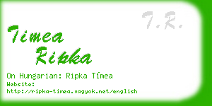 timea ripka business card
